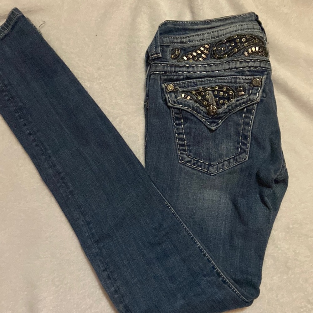 Miss Me Skinny Jeans, Size 27.